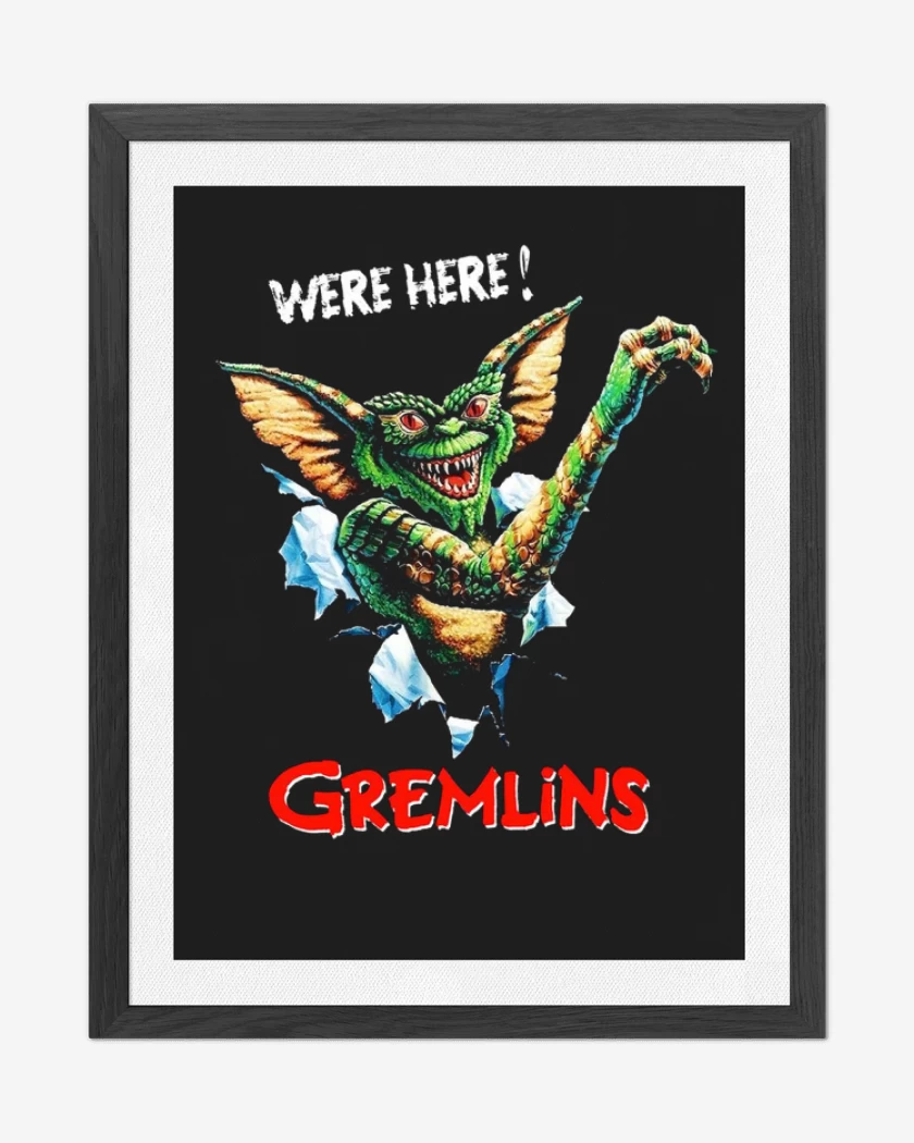 Cuadro decorativo Negro de Gremlins