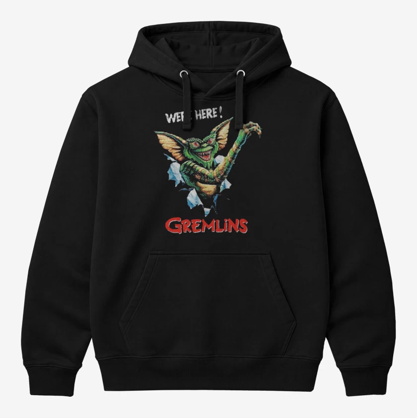 Polerón Canguro Negro de Gremlins