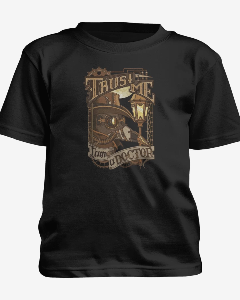 Polera de niño Negro de im a doctor
