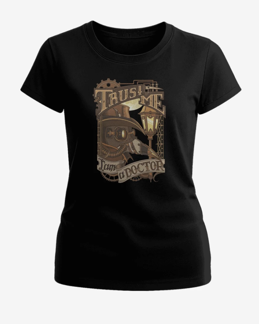 Polera de Mujer Negro de im a doctor