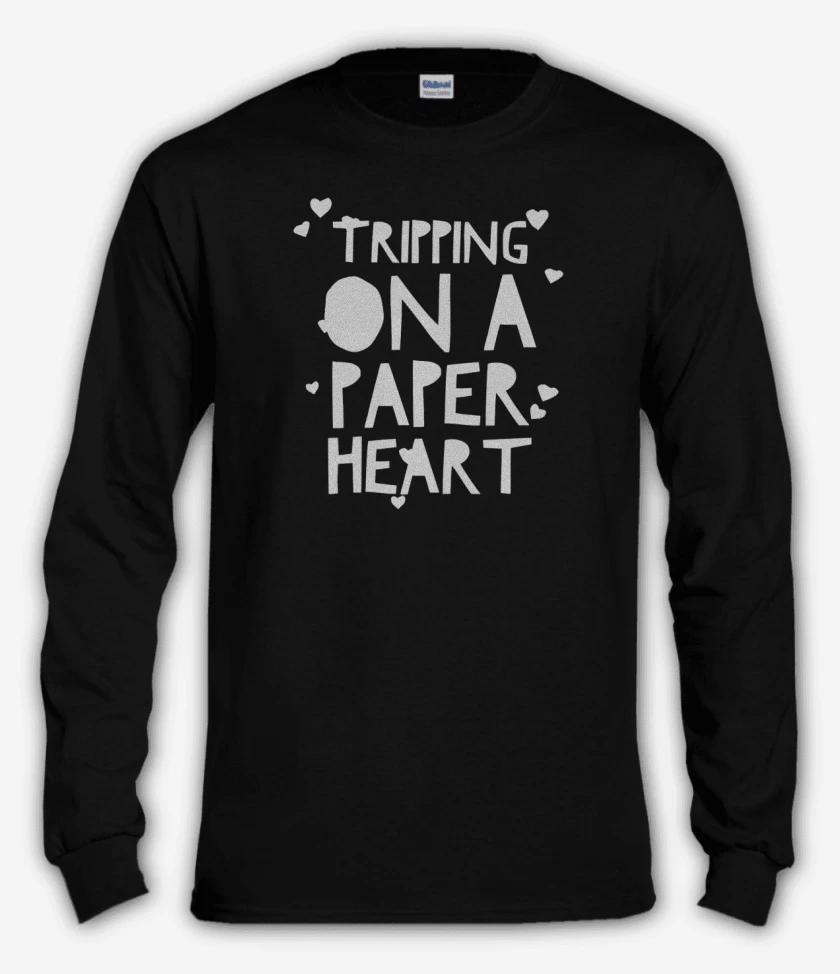 Polera manga larga Negro de Tripping stp 