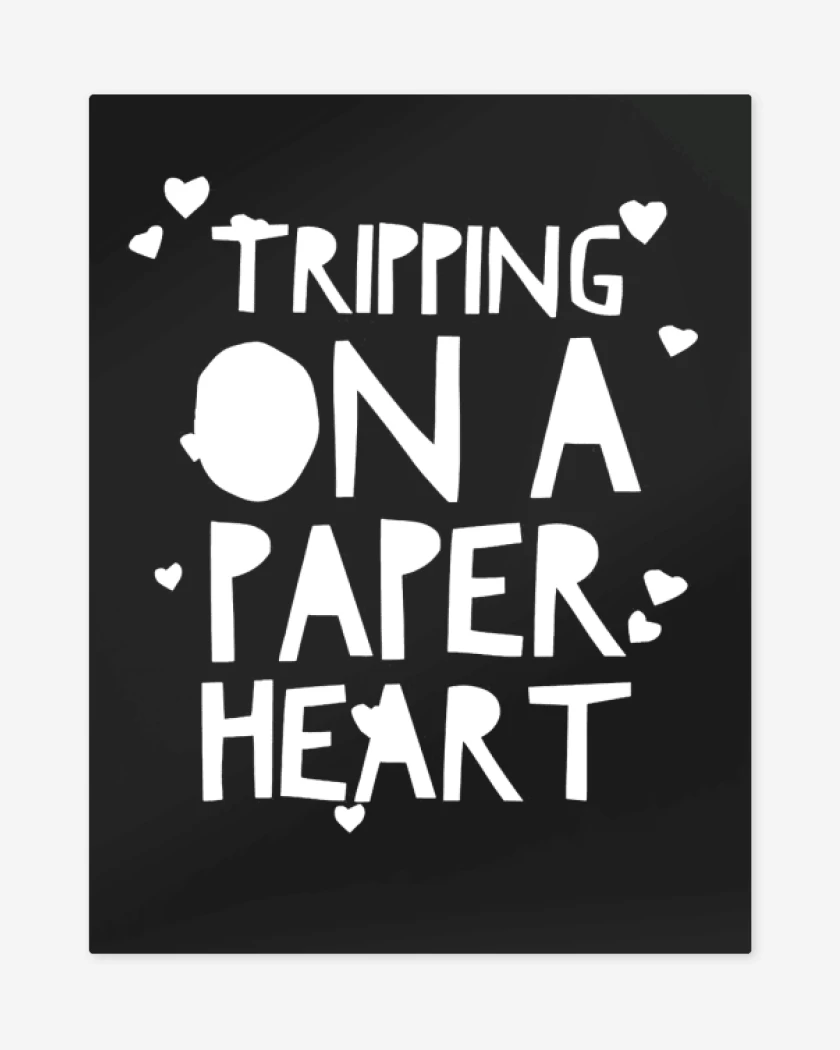 Print metalico Negro de Tripping stp 
