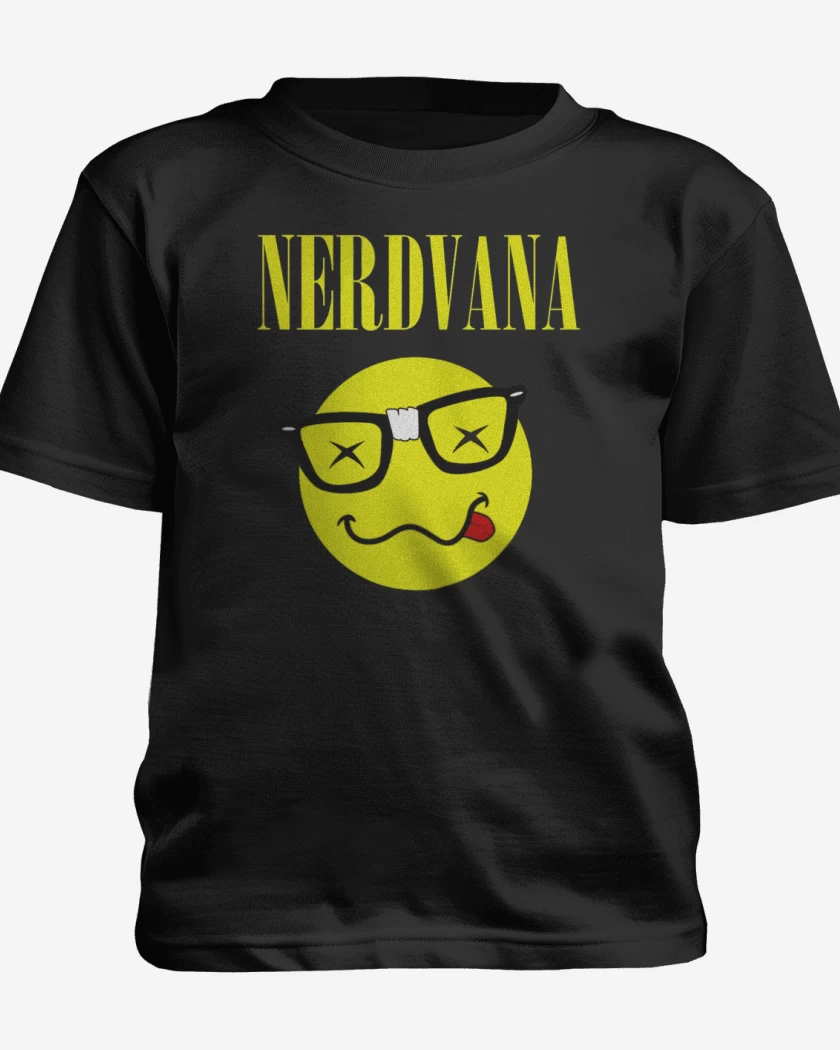 Polera de niño Negro de Nerdvana