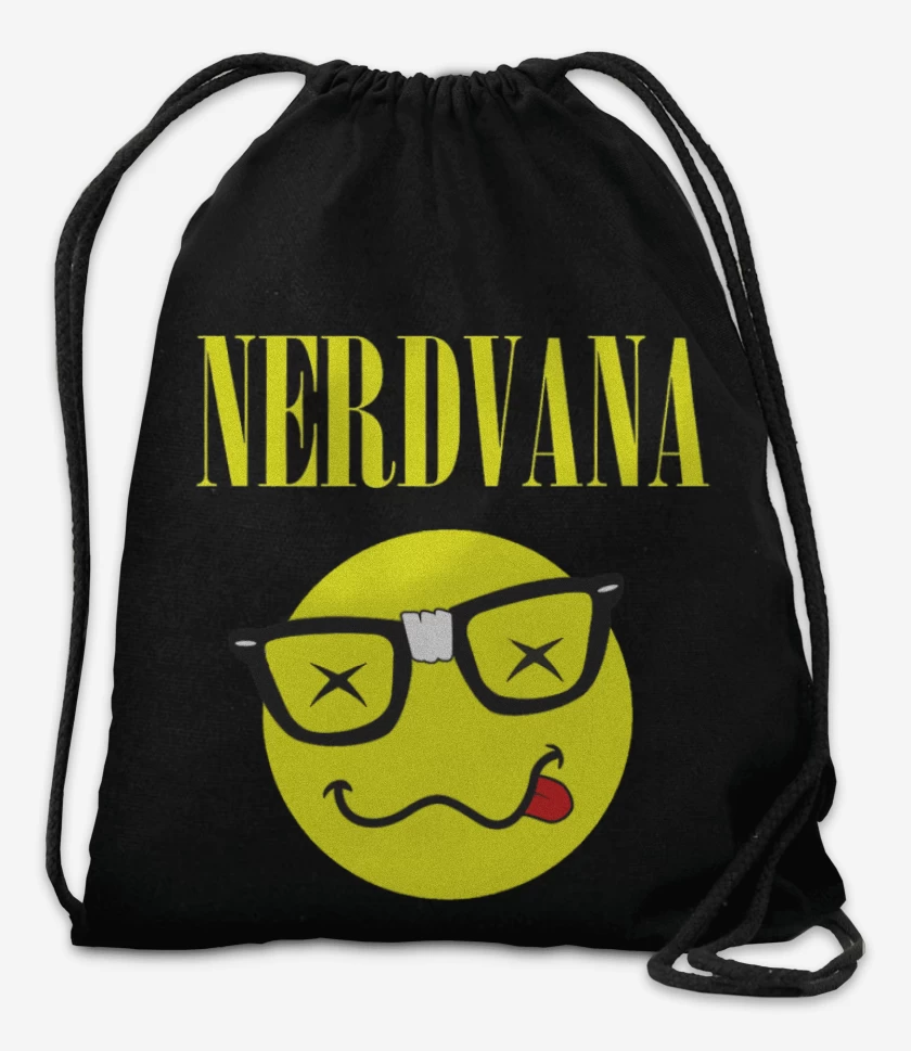 Mochila Negro de Nerdvana