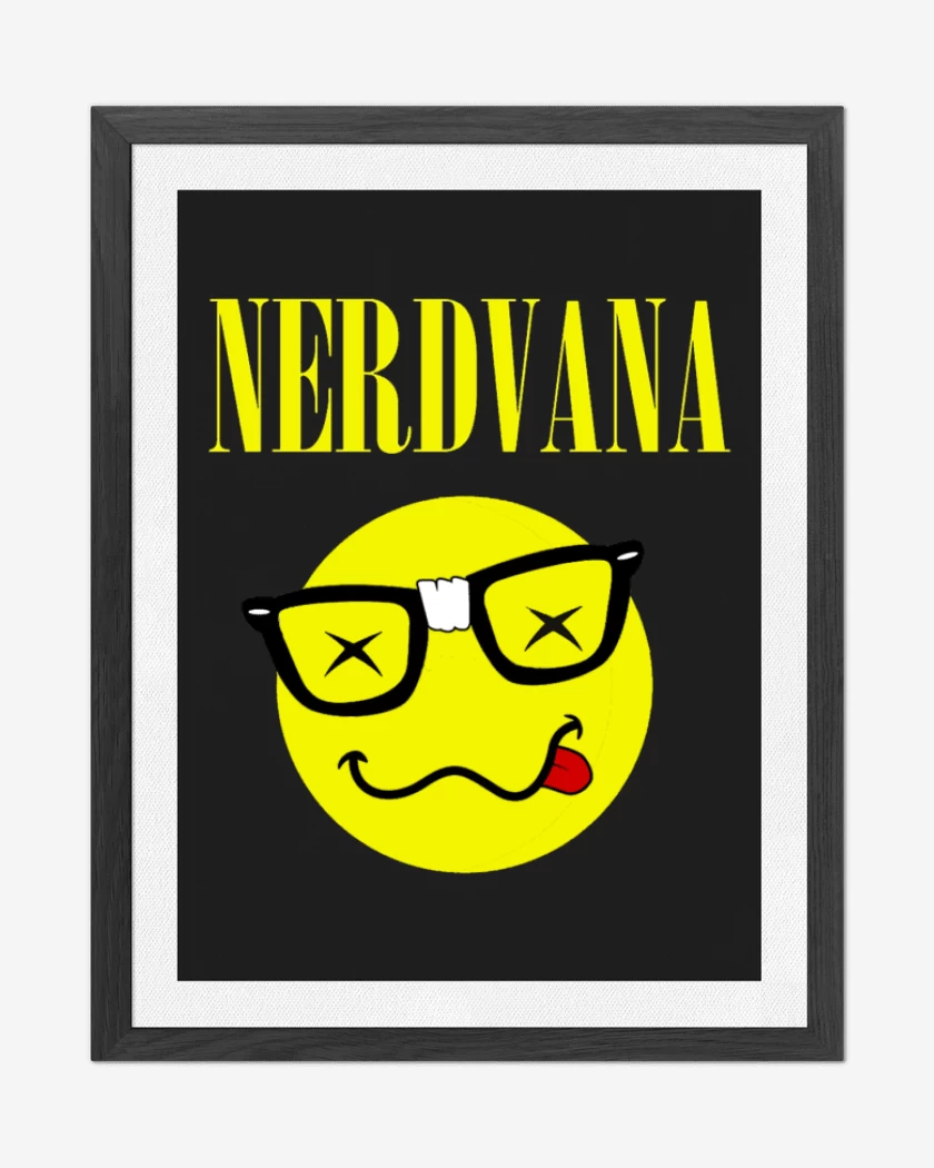 Cuadro decorativo Negro de Nerdvana