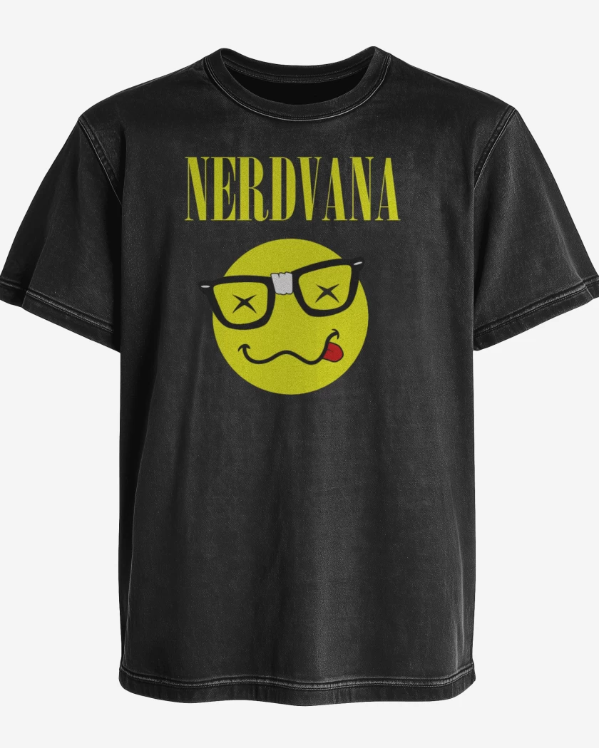 Polera desgastada Nerdvana
