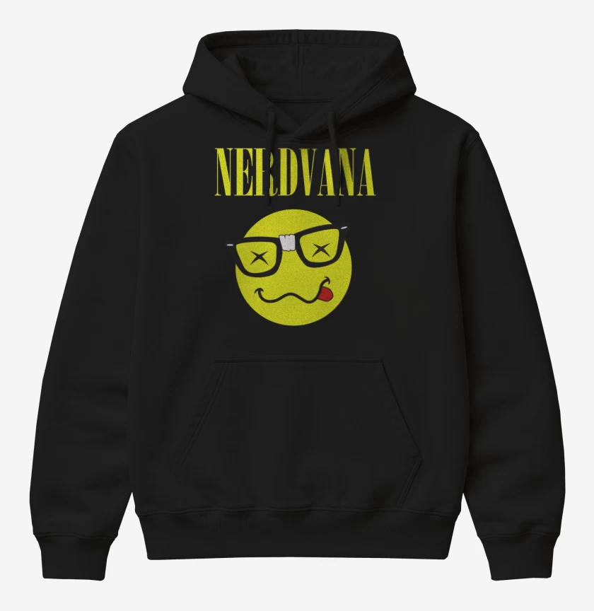 Poleron Canguro básico Negro de Nerdvana