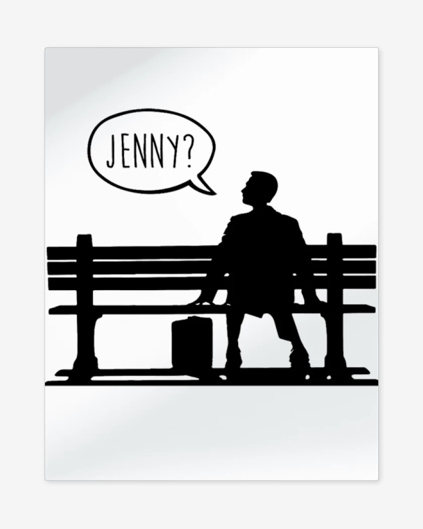 Print metalico Jenny 1 