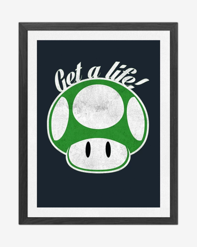 Cuadro decorativo Azul Marino de Get a life