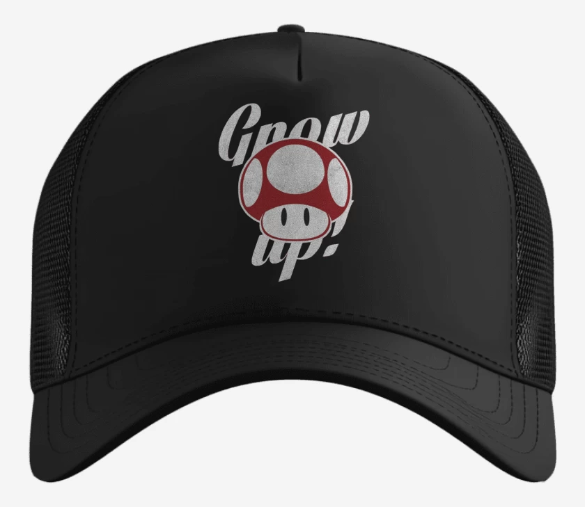 Gorro Negro de Grow up