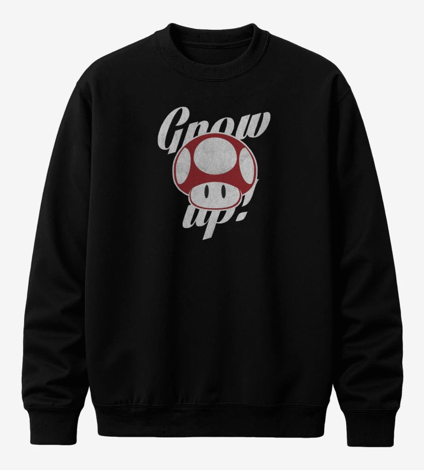 Poleron polo Negro de Grow up