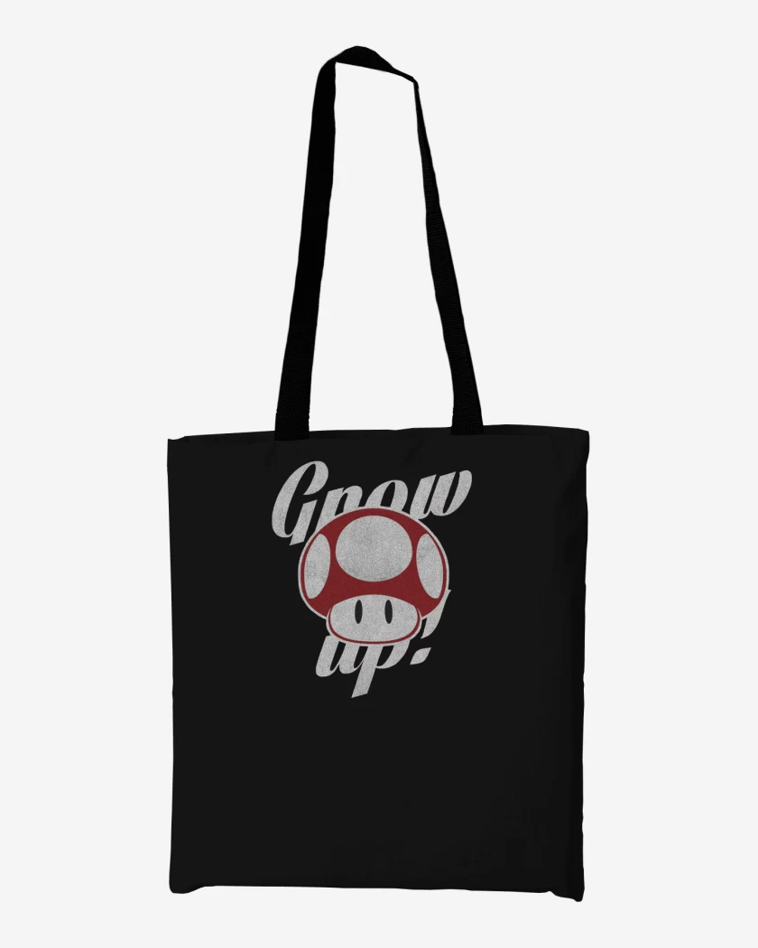 Totebag Negro de Grow up