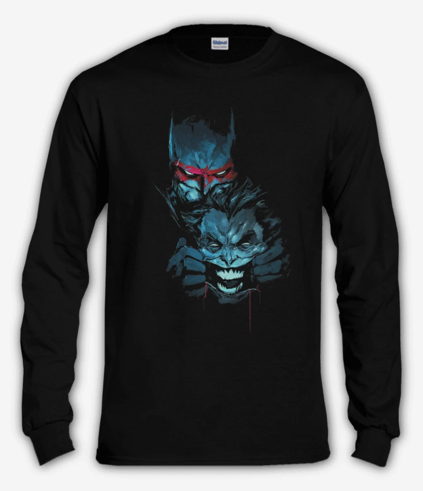 Polera manga larga Negro de Amigos por siempre
