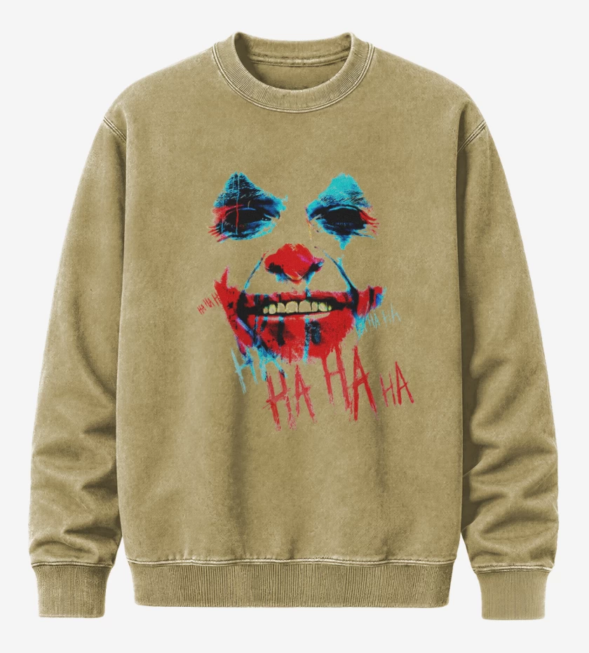 Poleron Polo Acid Wash Beige de Laugh 