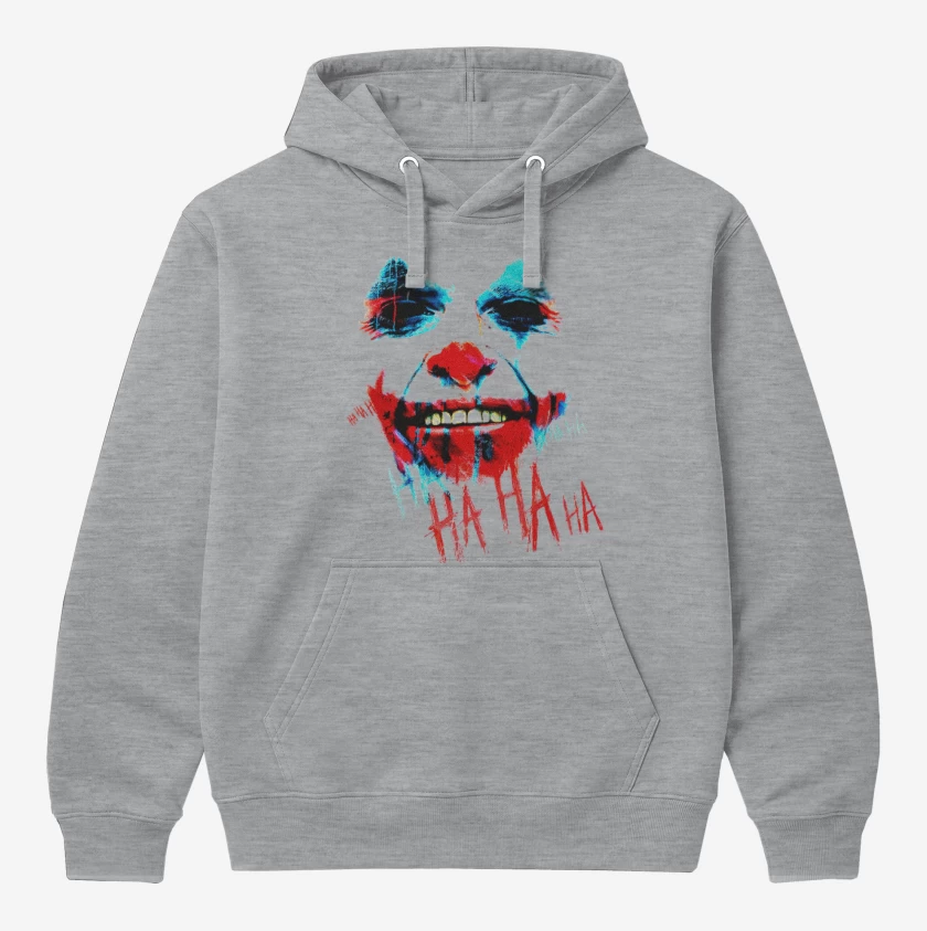 Polerón Canguro Gris Melange de Laugh 