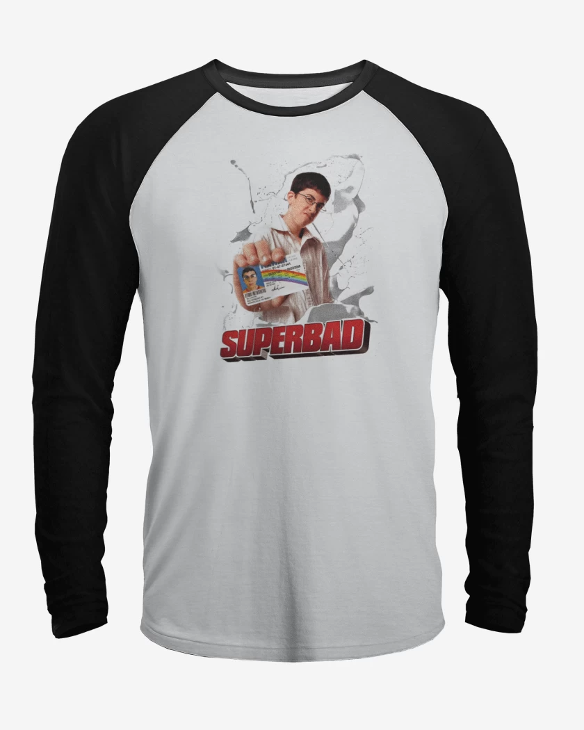 Polera Raglan Blanco / Negro de McLOVIN 2