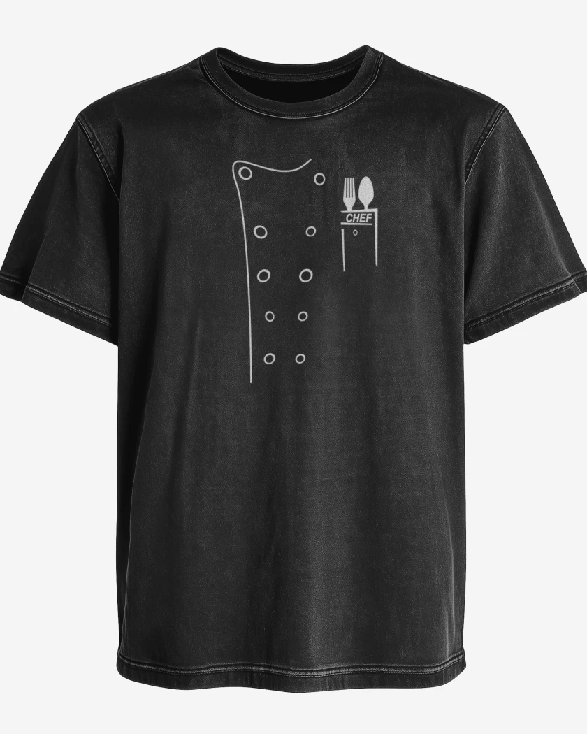 Polera desgastada Chef