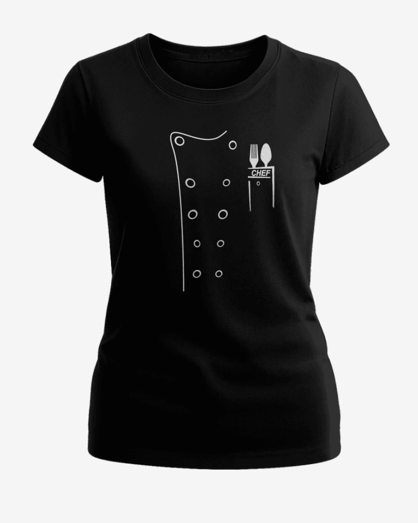 Polera de Mujer Negro de Chef