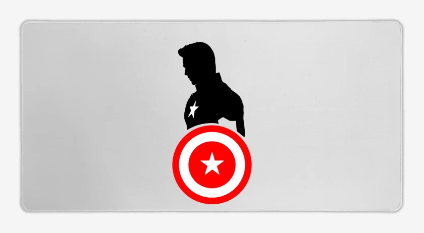 Mouse pad Gamer Blanco de Cap