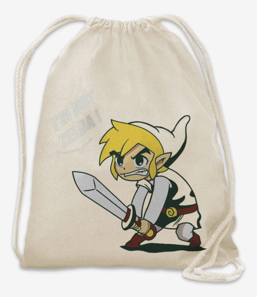 Mochila Blanco de No soy zelda