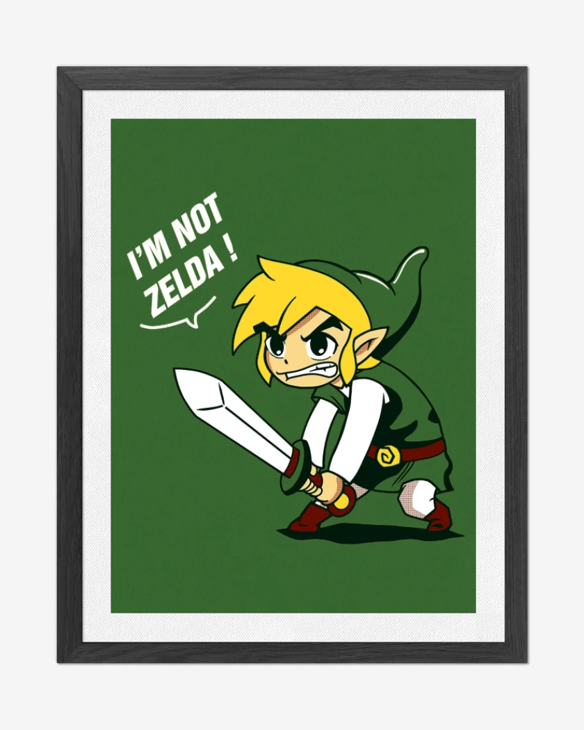Cuadro decorativo Verde jade de No soy zelda