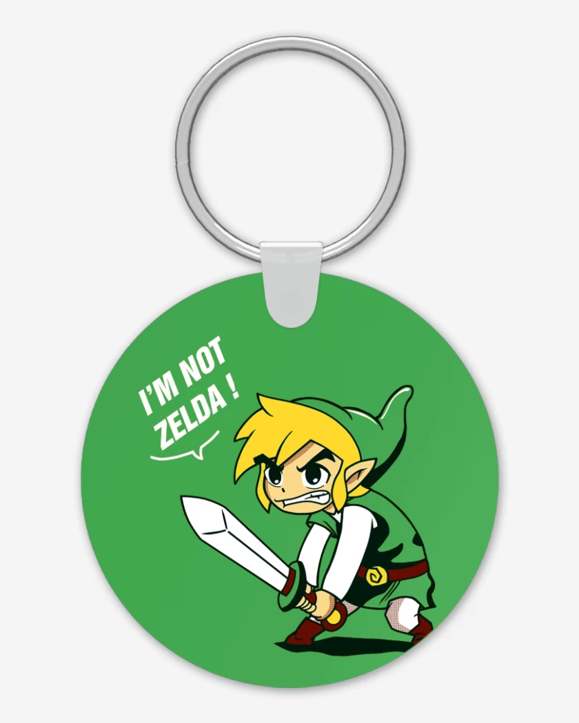 Llavero Verde jade de No soy zelda