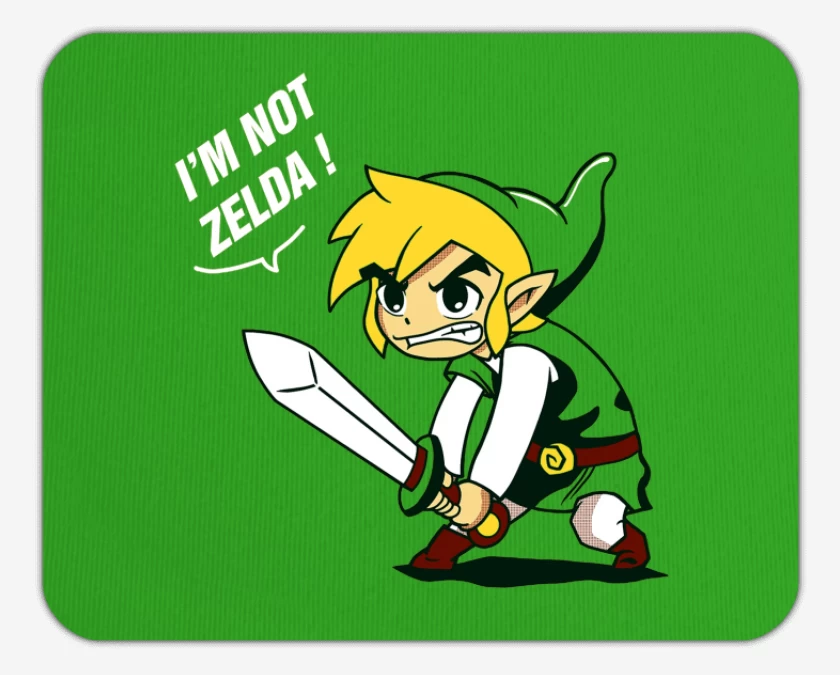 Mousepad No soy zelda
