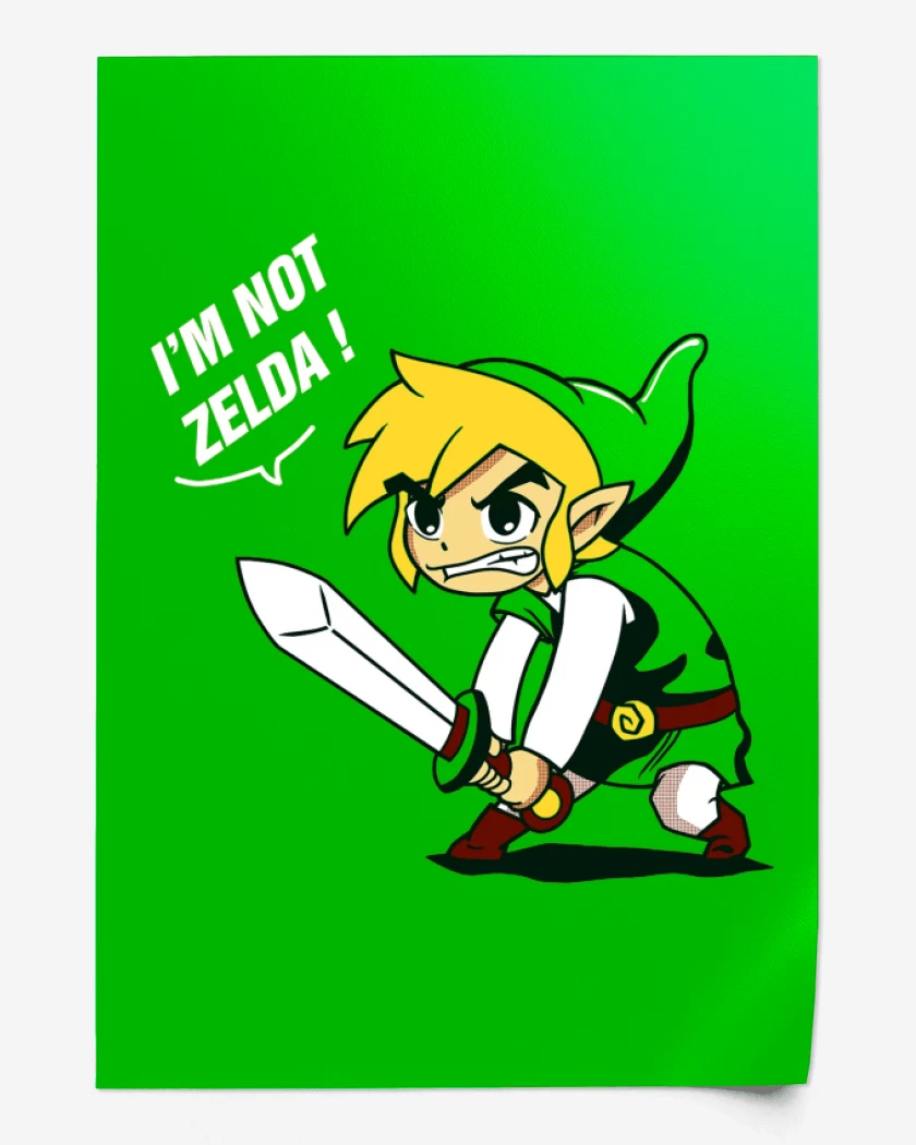 Print No soy zelda