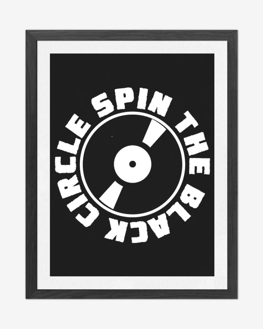 Cuadro decorativo Negro de Spin the black 2
