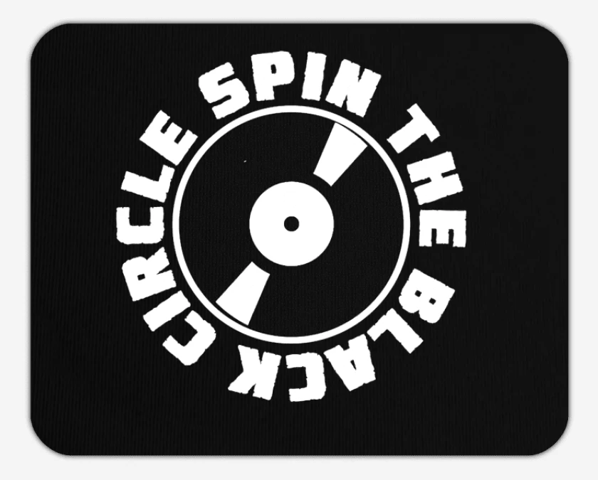 Mousepad Spin the black 2
