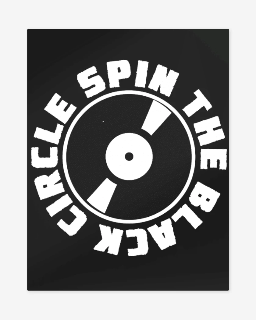 Print metalico Negro de Spin the black 2