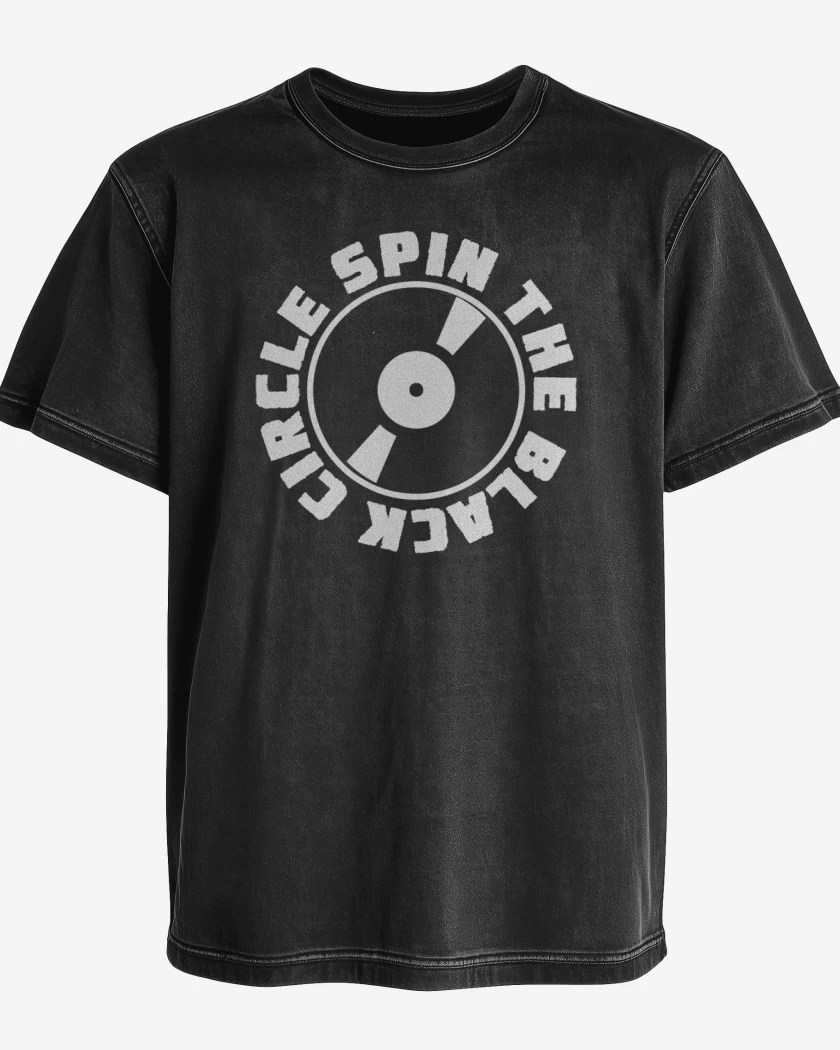 Polera desgastada Spin the black 2