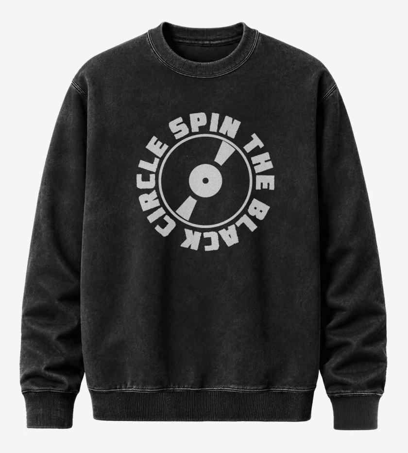 Poleron Polo Acid Wash Negro de Spin the black 2