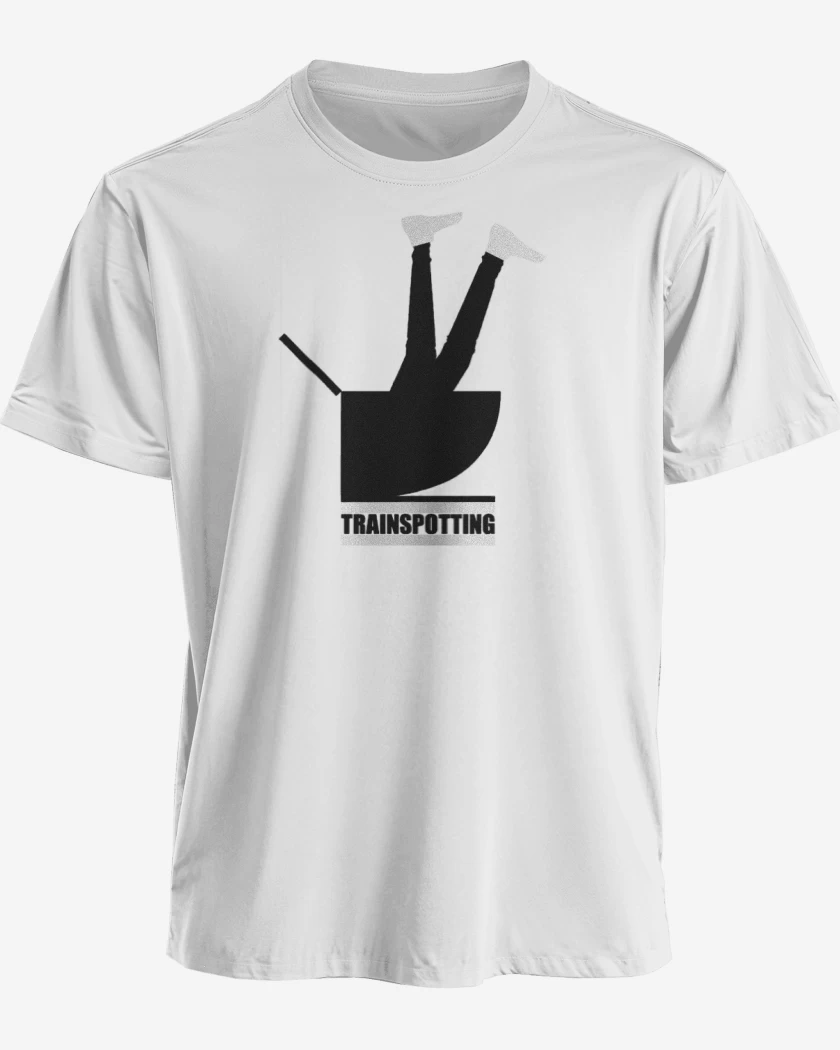 Polera premium Blanco de Trains Taza 
