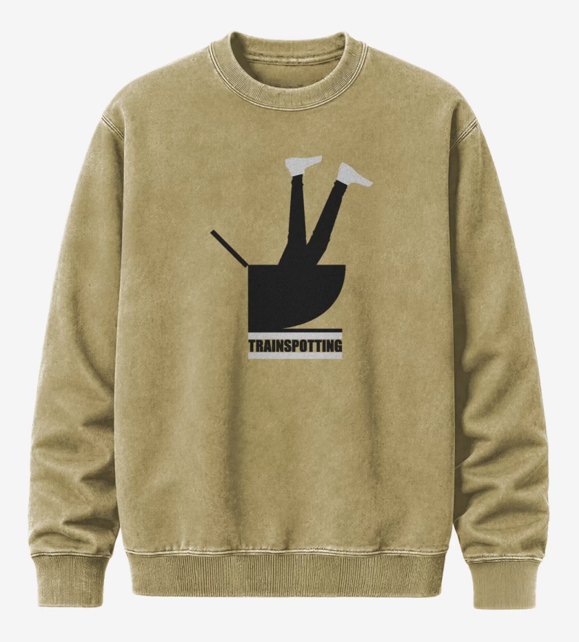Poleron Polo Acid Wash Beige de Trains Taza 