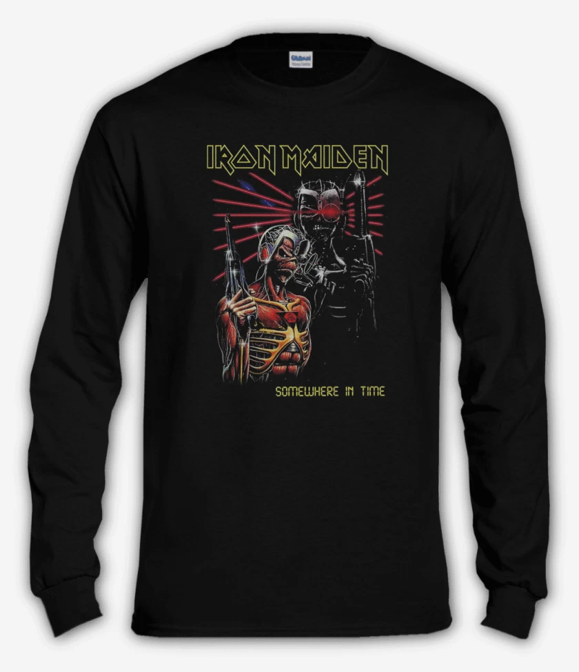 Polera manga larga Negro de Somewhere in time