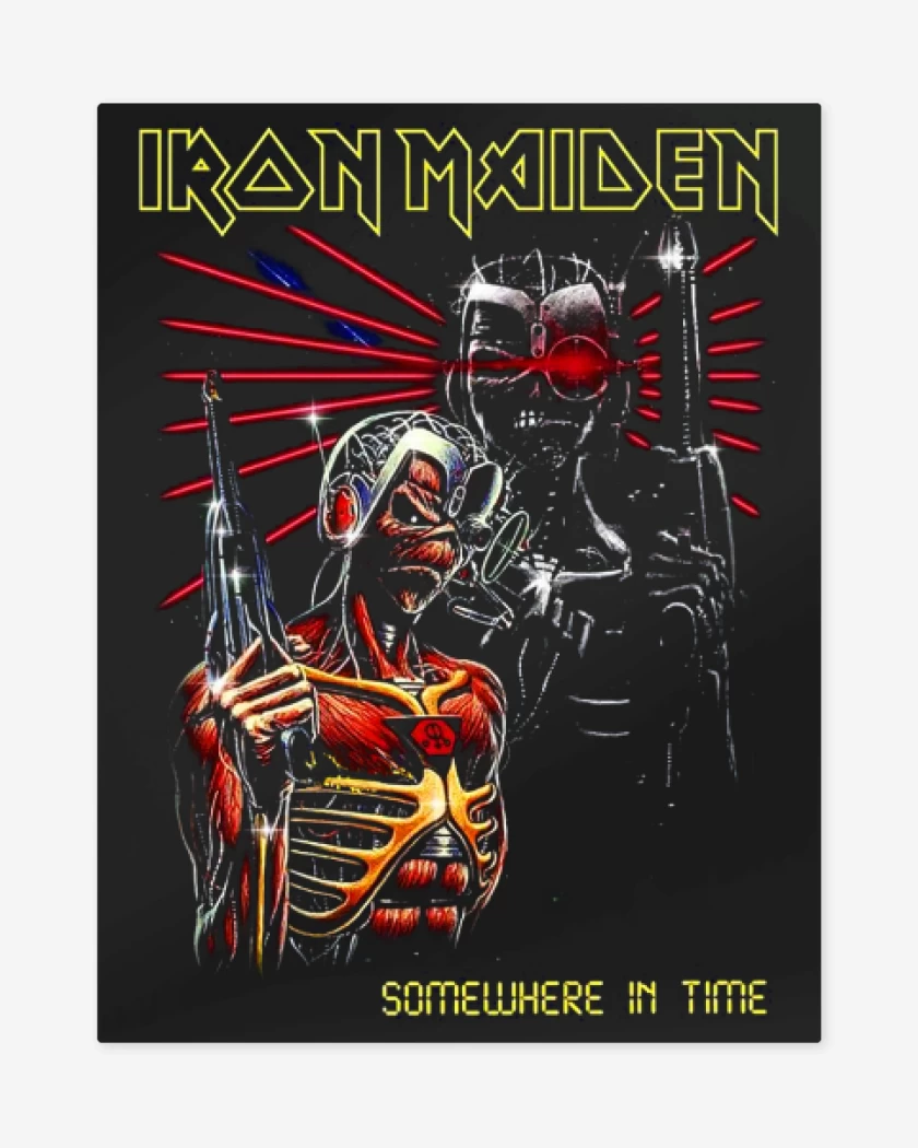 Print metalico Negro de Somewhere in time