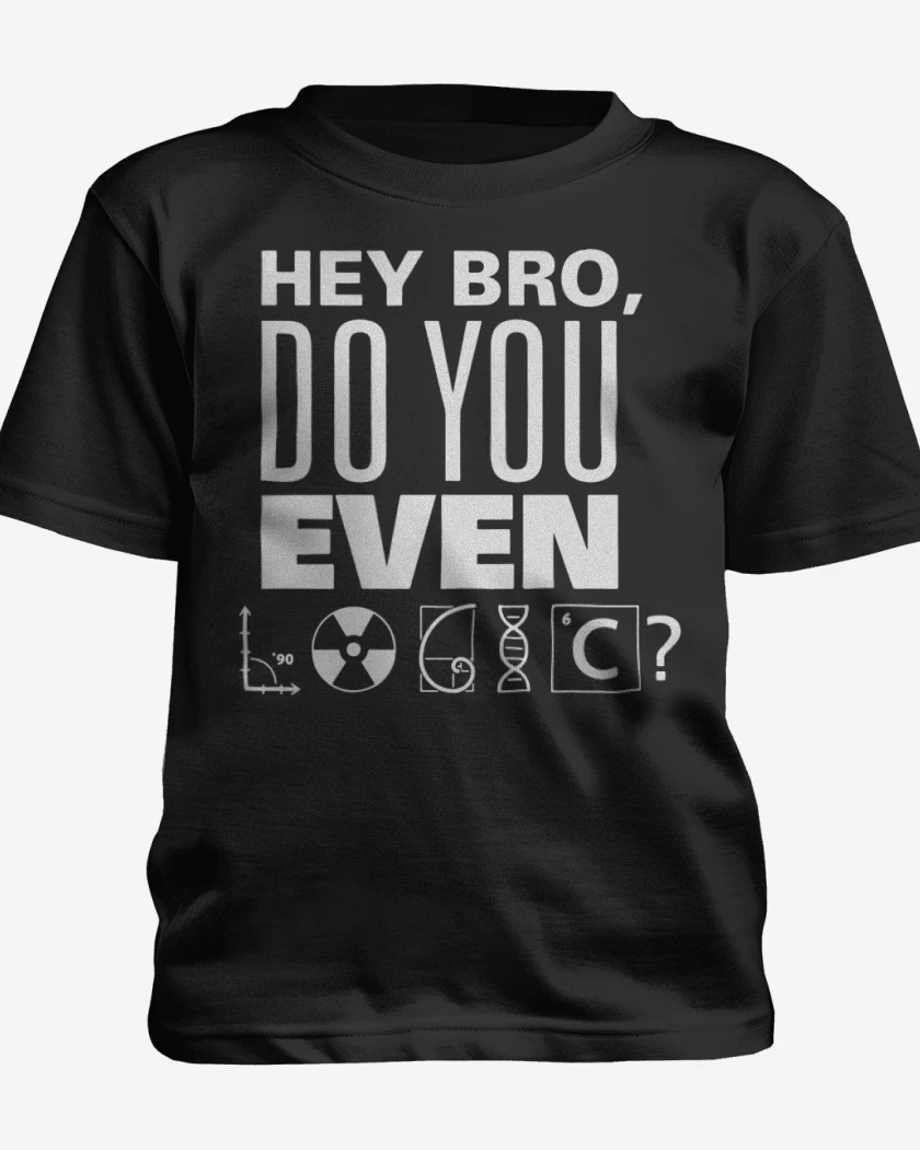 Polera de niño Negro de Do you even logic?