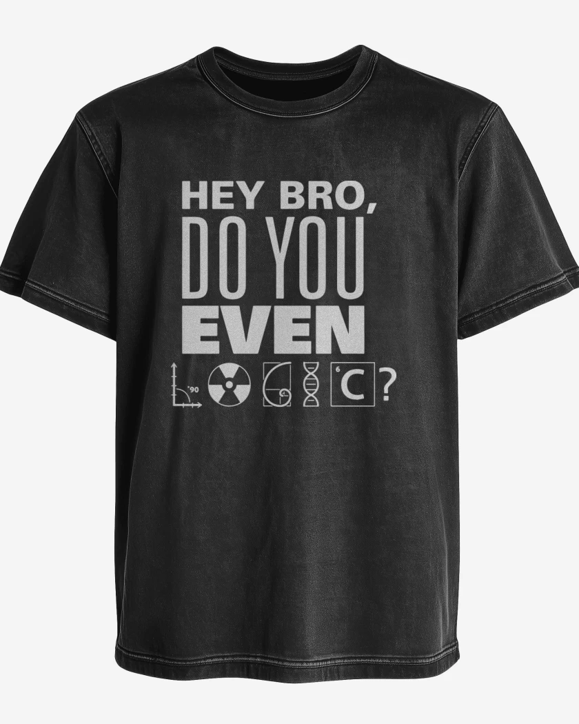 Polera desgastada Do you even logic?