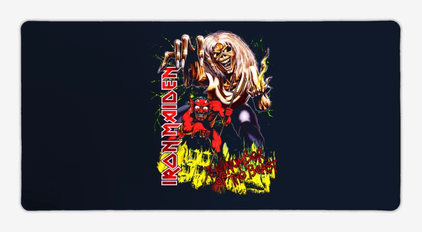 Mouse pad Gamer The number of the beast