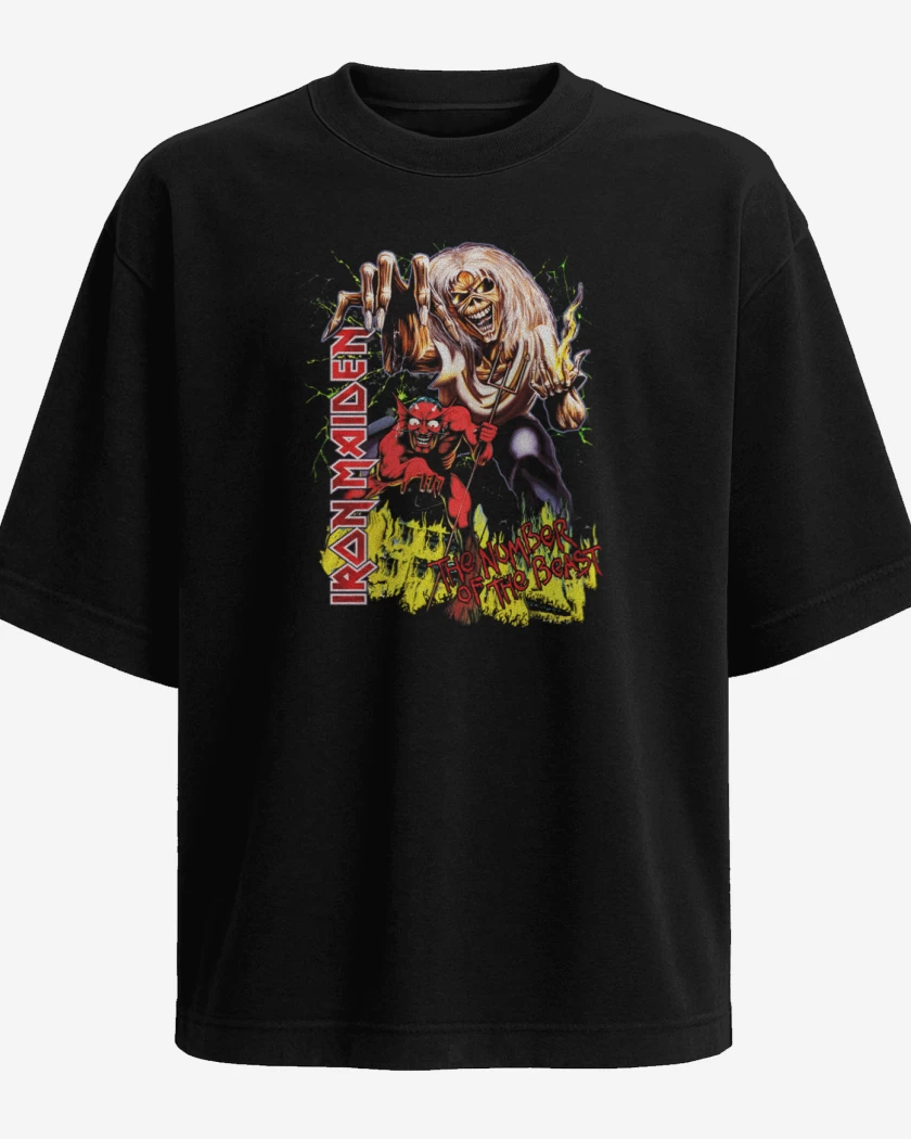 Polera Oversize The number of the beast