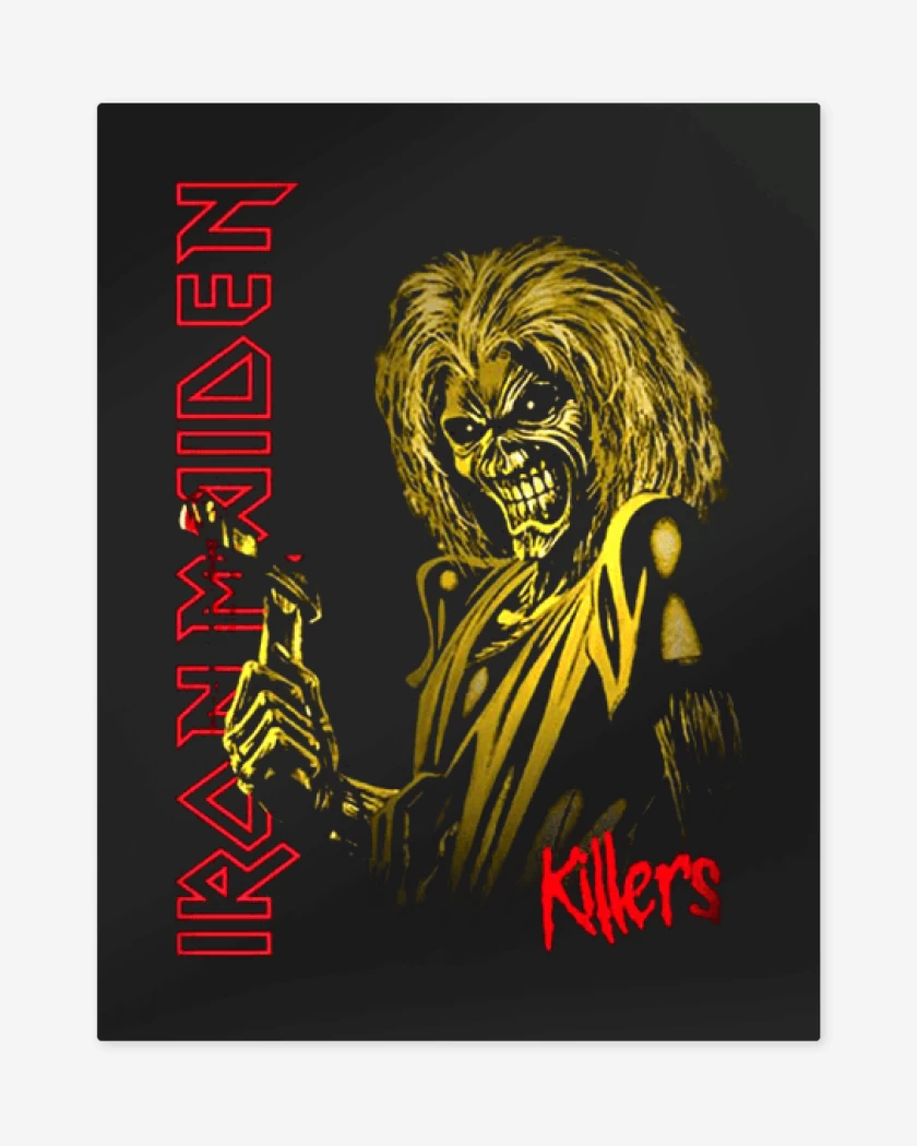 Print metalico Negro de Killers