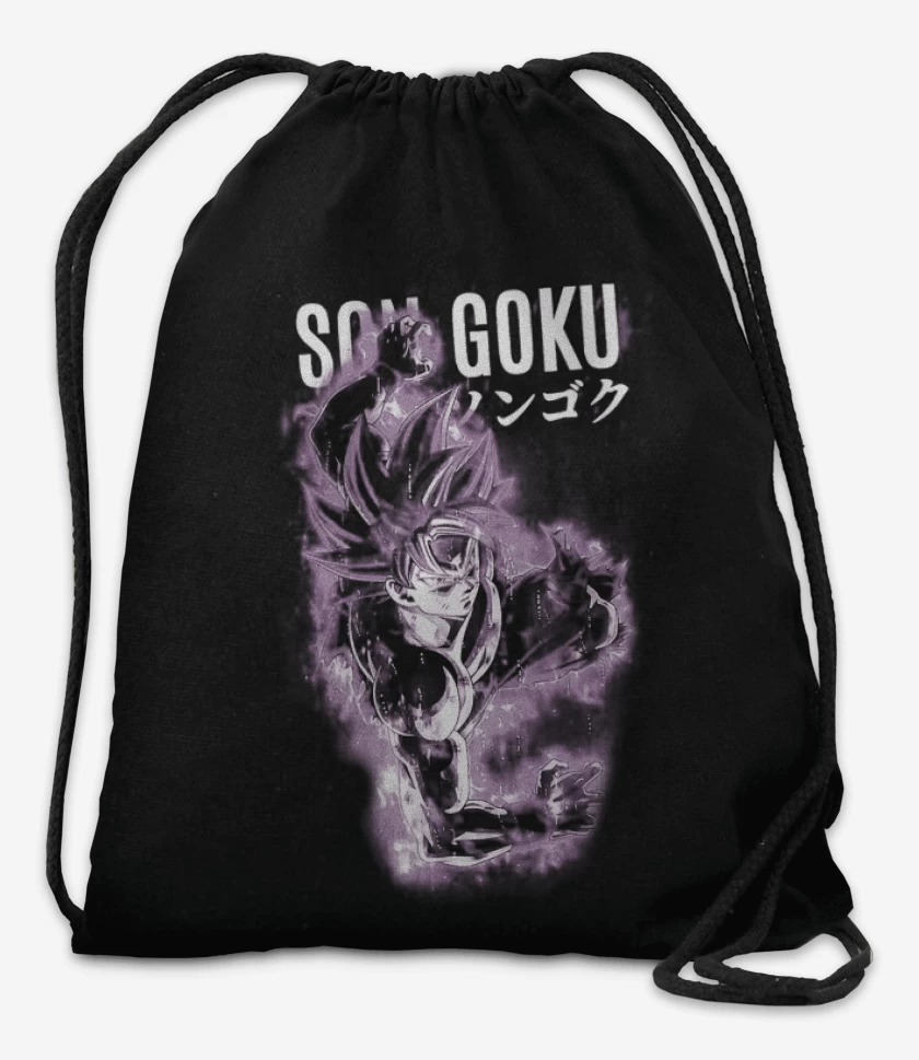 Mochila Negro de Son goku miggate