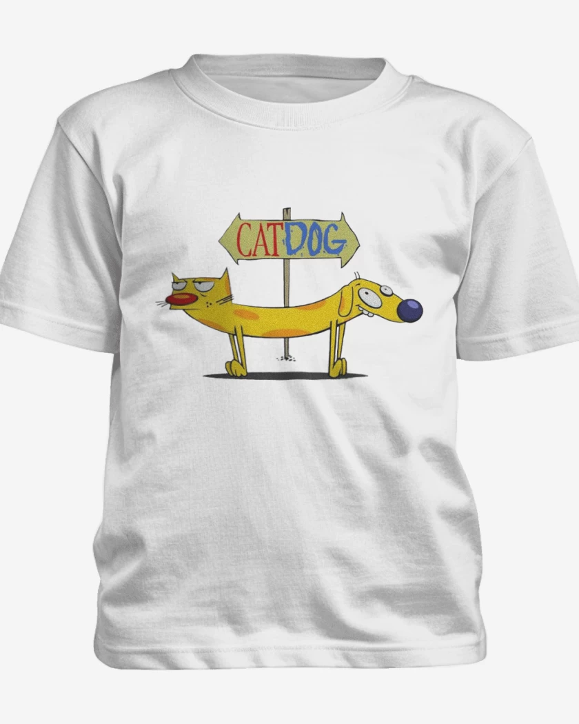 Polera de niño Blanco de CatDog