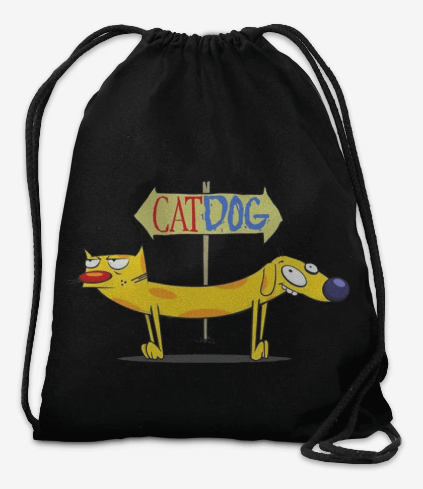 Mochila Negro de CatDog
