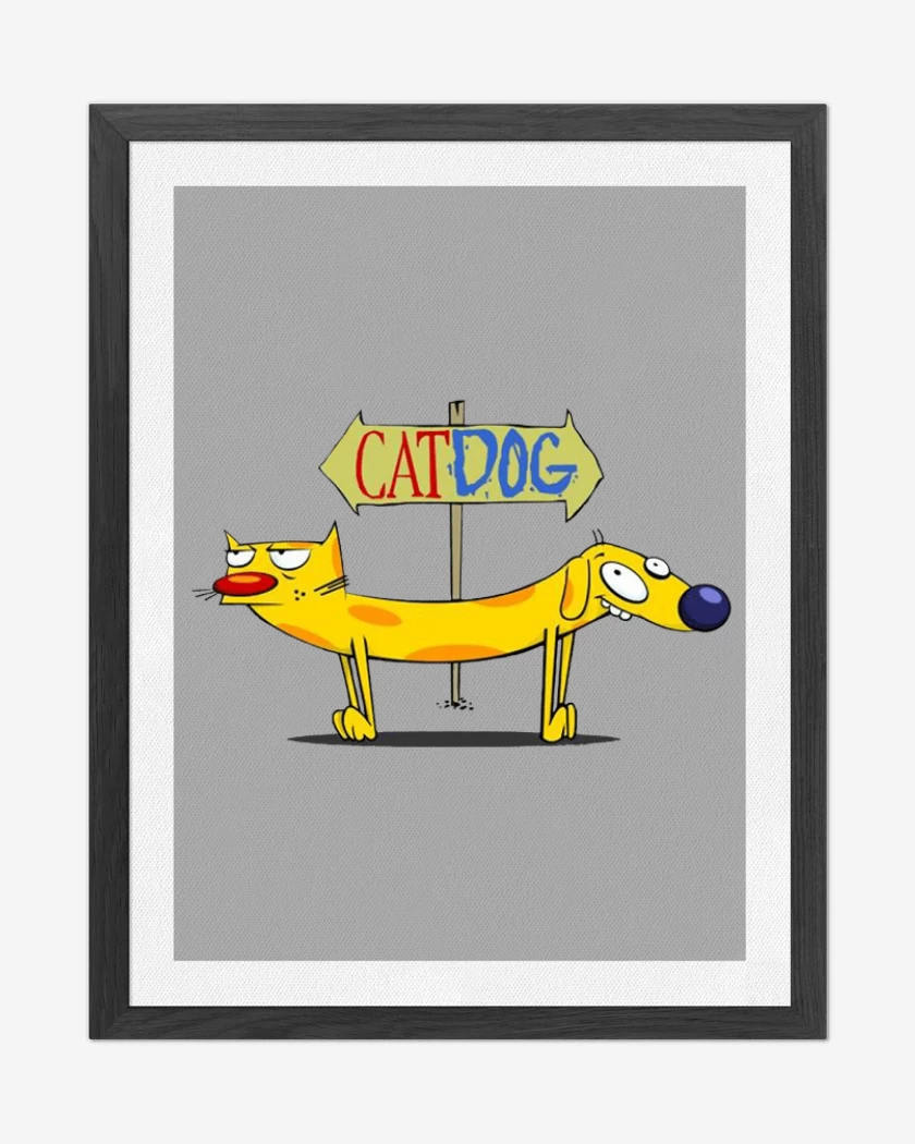 Cuadro decorativo Gris Melange de CatDog