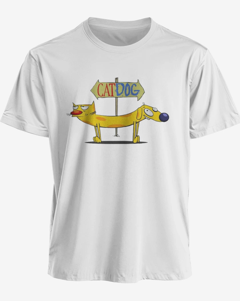 Polera premium Blanco de CatDog