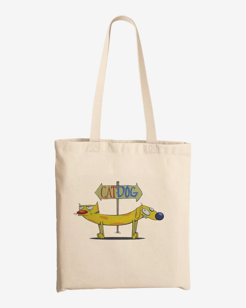 Totebag Blanco de CatDog