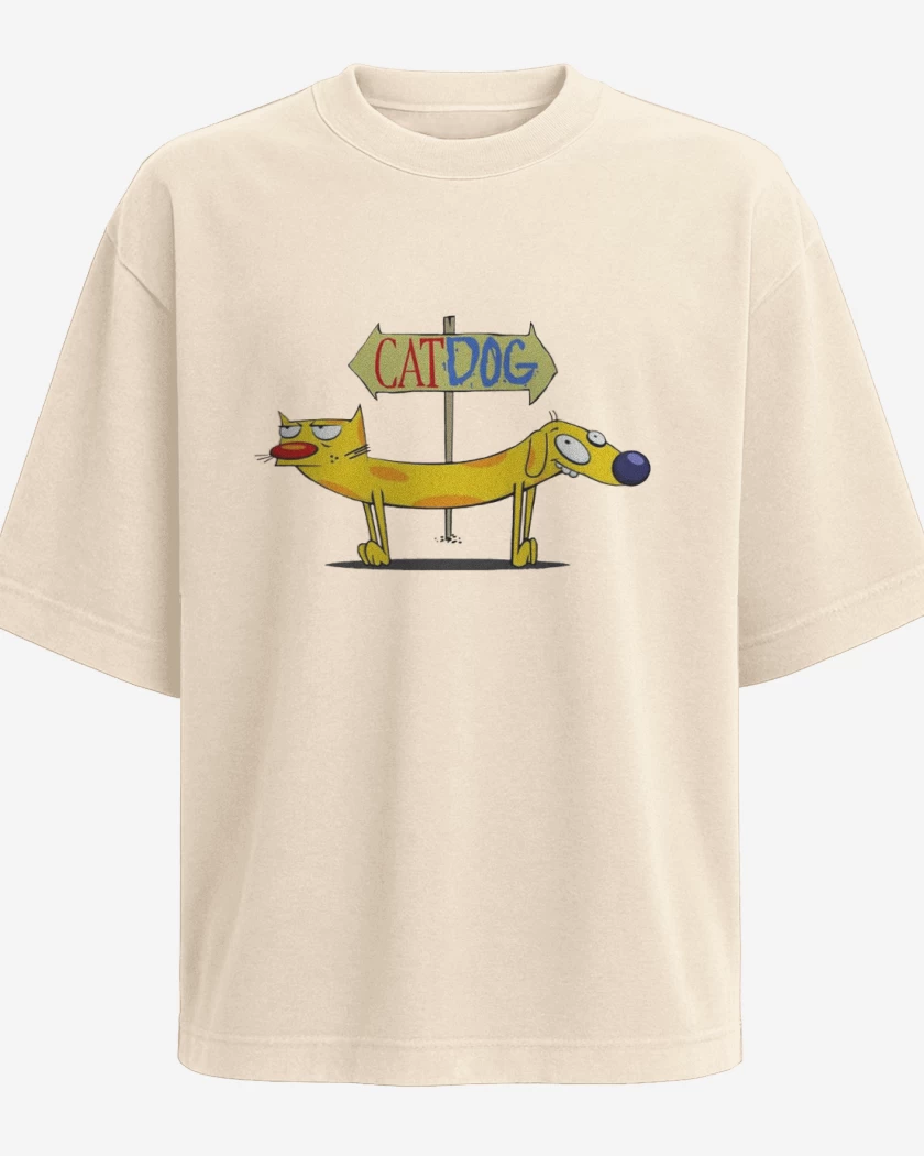 Polera Oversize CatDog