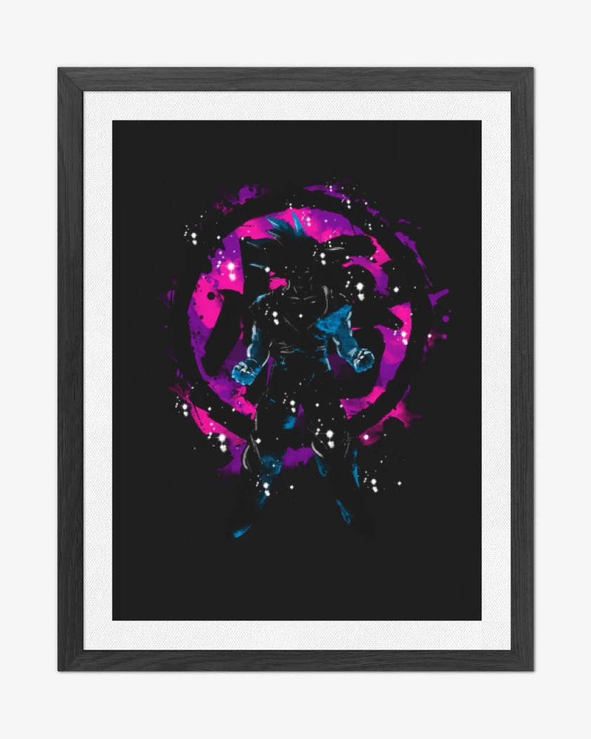 Cuadro decorativo Negro de Hola soy goku